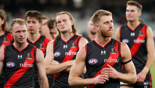 Dyson Heppell and Essendon are weighing up whether the time is right for him to hand over the captaincy.