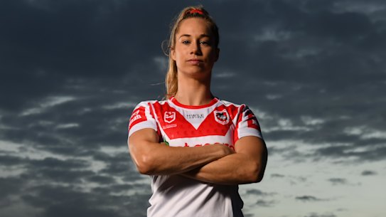 Dragons NRLW skipper Kezie Apps.