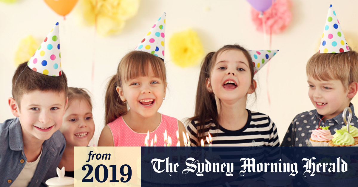 children's birthday party no gifts