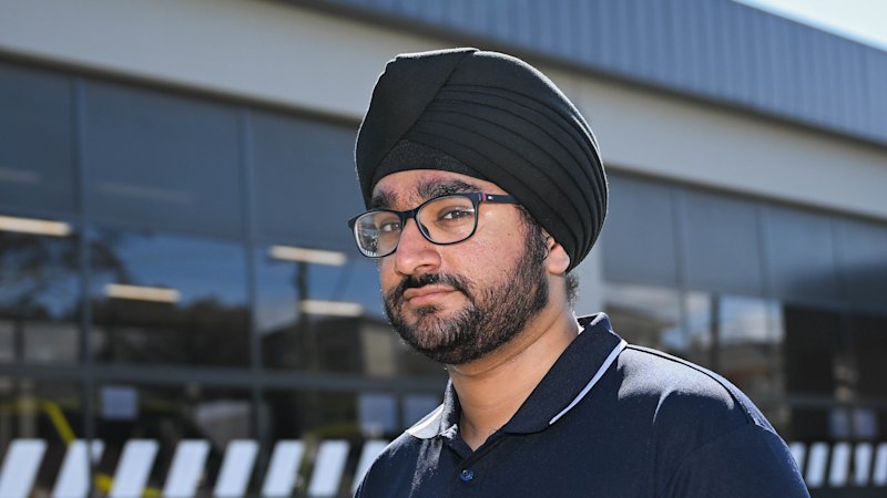 A single piece of cloth stands between this student and his lifelong dream of becoming a paramedic