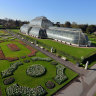 The Palm House and formal gardens surrounding it.