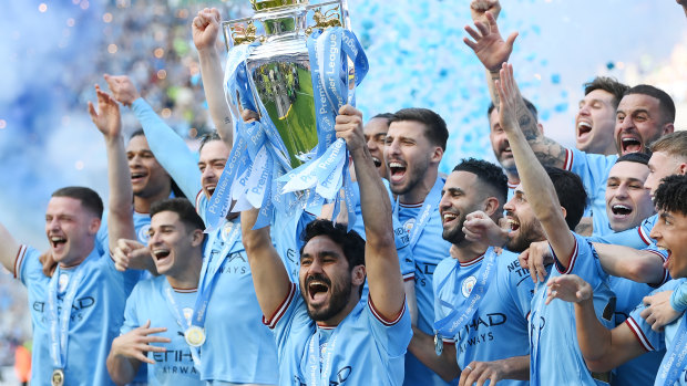 Manchester City celebrate Premier League title with 1-0 win over Chelsea