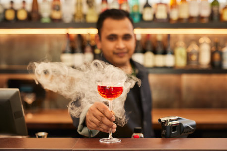 Cocktails are a specialty at Kol.
