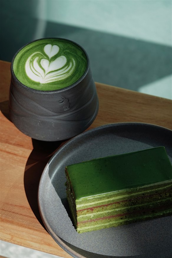 Matcha everything at Moon &amp; Back, Rosebery.