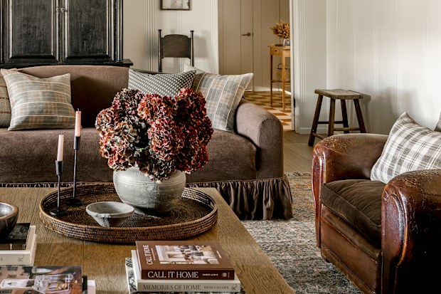 Living room designed by Amber Lewis
