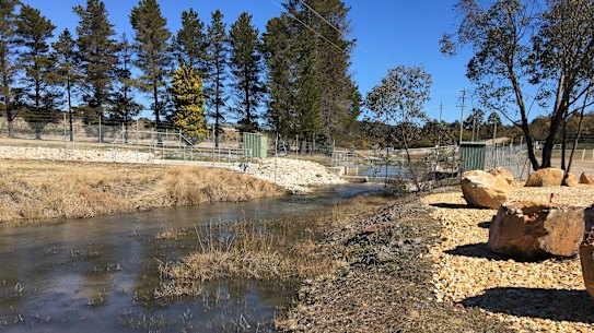 The LDP001 waste discharge point near Springvale Coal into Wangcol Creek, a tributary of the Coxs River.