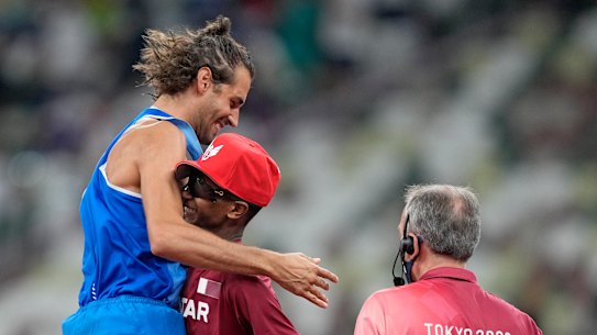 The two high jumpers first met in 2010 at a competition in Canada and have since regularly competed against one another. 