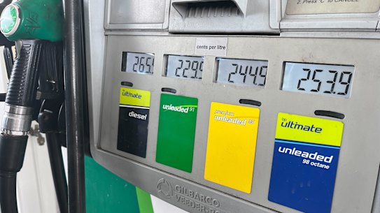 Fuel prices have reached an average of $2.19 per litre this week.