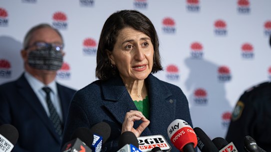 Gladys Berejiklian on Friday.