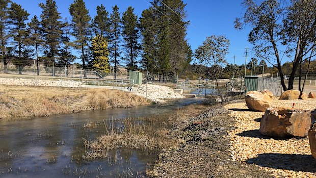 The LDP001 waste discharge point near Springvale Coal into Wangcol Creek, a tributary of the Coxs River.