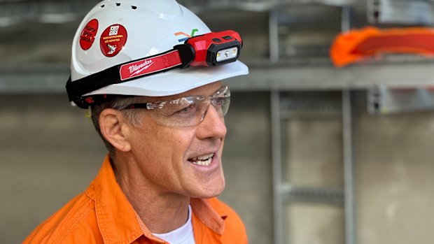 Cross River Rail Delivery Authority chief executive Graeme Newton.