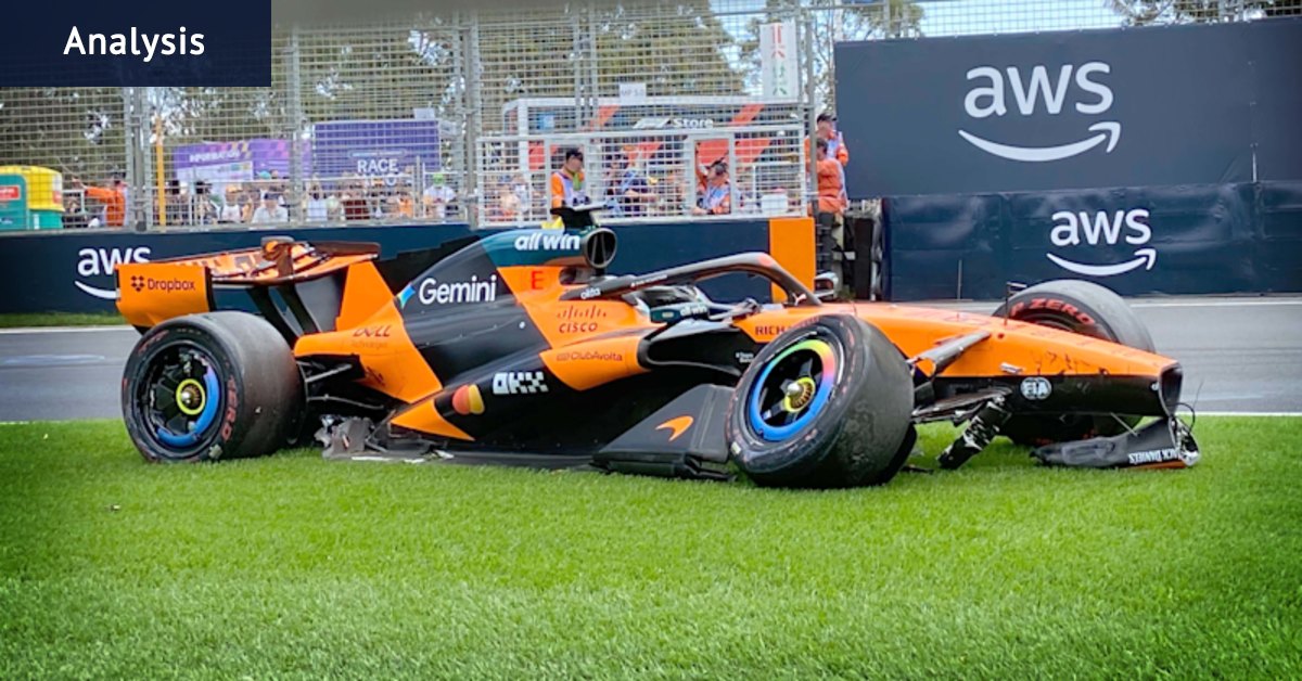 McLaren driver’s Australian Grand Prix ends before it began