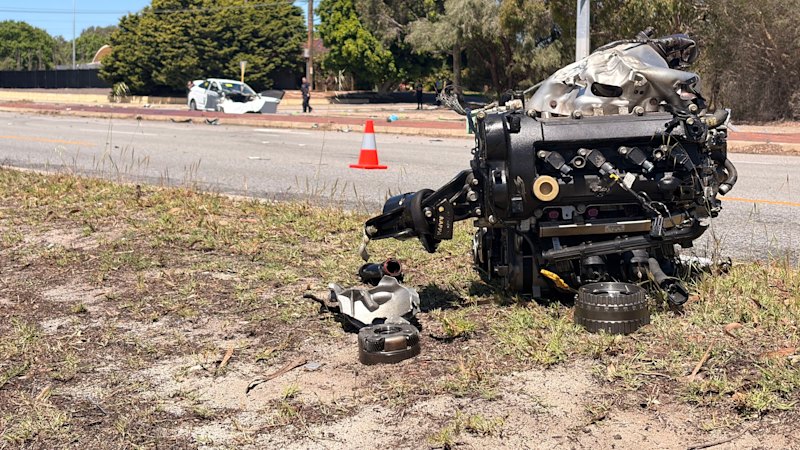Elderly man rushed to hospital after police pursuit crash