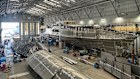 Patrol vessel under construction at Austal shipyards
