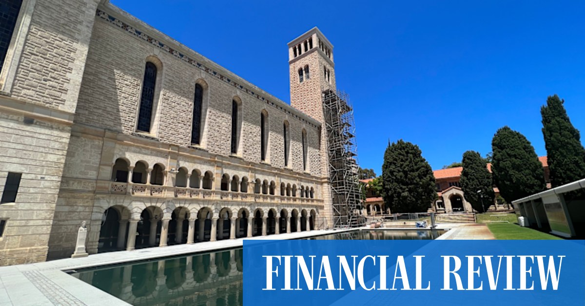 afr.com - Jesinta Burton - WA to investigate university mega-merger