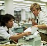 Robert Redford, right, and Dustin Hoffman portray Washington Post reporters Bob Woodward and Carl Bernstein in All the President’s Men.