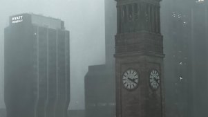 Storm over Brisbane CBD on Monday, 24/11/2025. Pic credit: Cameron Atfield