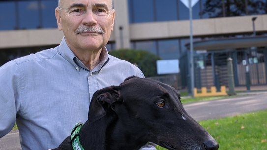 Coalition for the protection of Greyhounds national president Dennis Anderson.