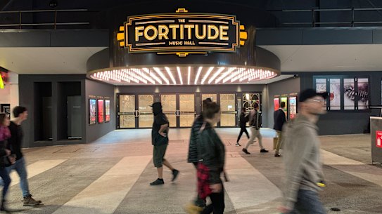 The Fortitude Music Hall one week before its official opening.