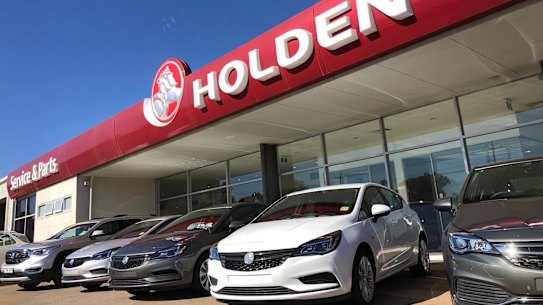 Holden sales have fallen since the closure of their local factories.