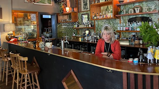 Emily Dennis, owner of Can You Keep A Secret at Woolloongabba. The venue has launched a GoFundMe appeal to help fix its “dire financial situation”. Photos taken 22 May 2024.