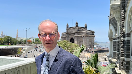 ANZ chief executive officer Shayne Elliott in Mumbai.