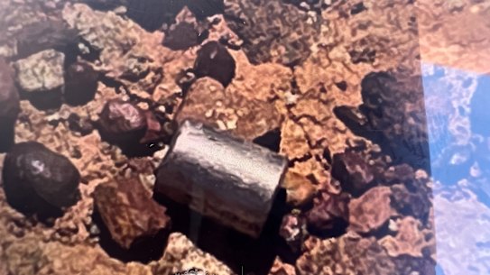 The radioactive capsule of caesium-137 lost – and found – in Western Australia’s Pilbara region.