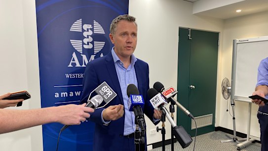 AMA WA President Dr Andrew Miller. 