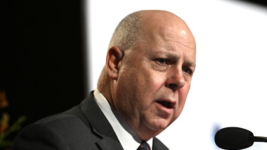 Victorian treasurer Tim Pallas says the expanded land tax would discourage land banking.