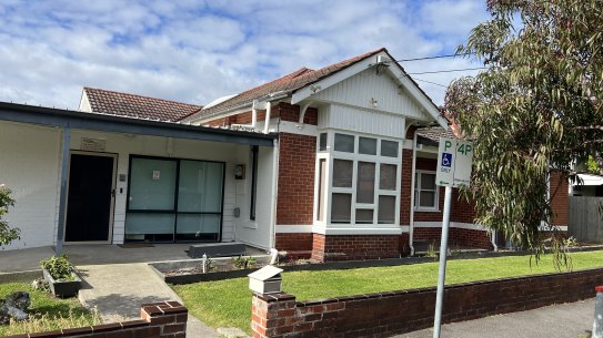 The site of Victoria’s second sobering-up centre house at 10 Mitchell Street, St Kilda, which is an existing health facility run by the Ngwala Willumbong Aboriginal Corporation.