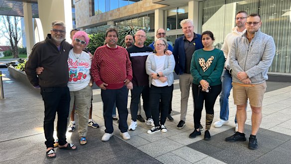 Queens Riverside residents after hearing the luxury hotel next door Fraser Suites would be converted to public housing.