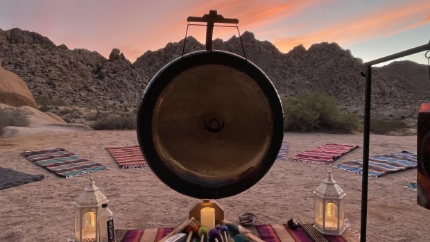 A desert ‘sound bath’ sounded cringe. But it turned out to be amazing