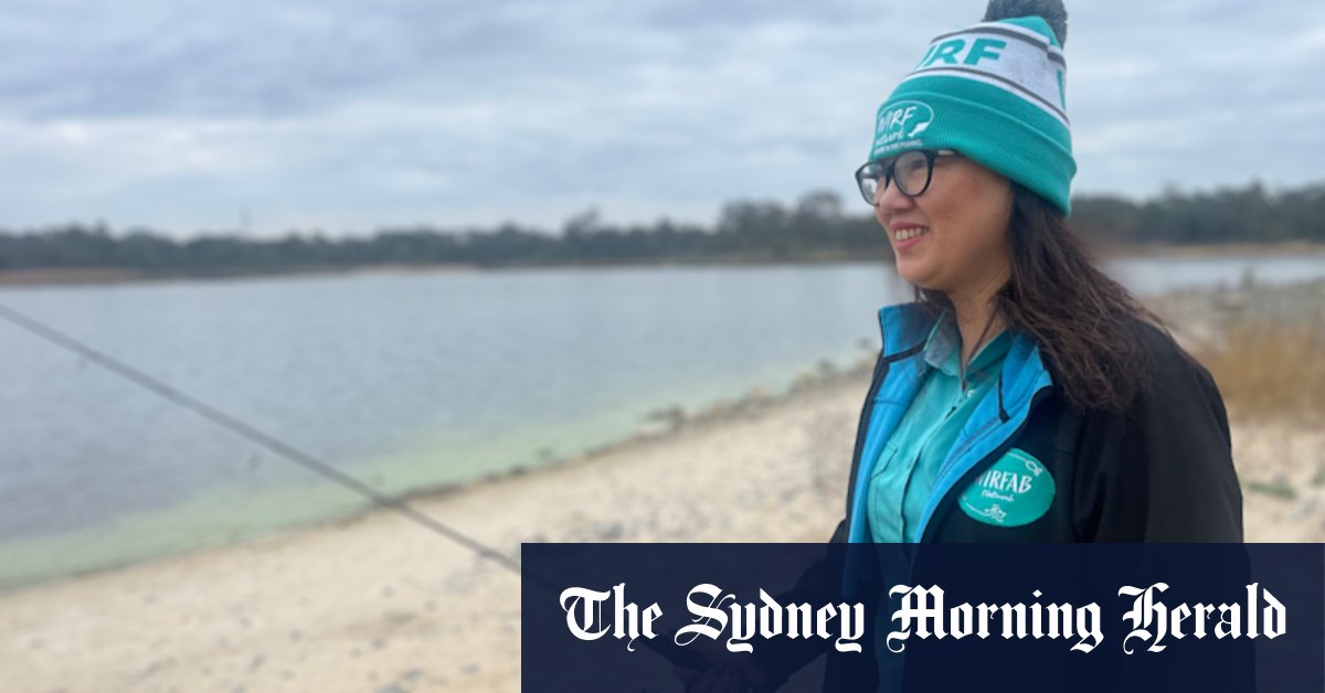 One fish, two fish, 35,000 fish: Rainbow trout released for school holiday anglers