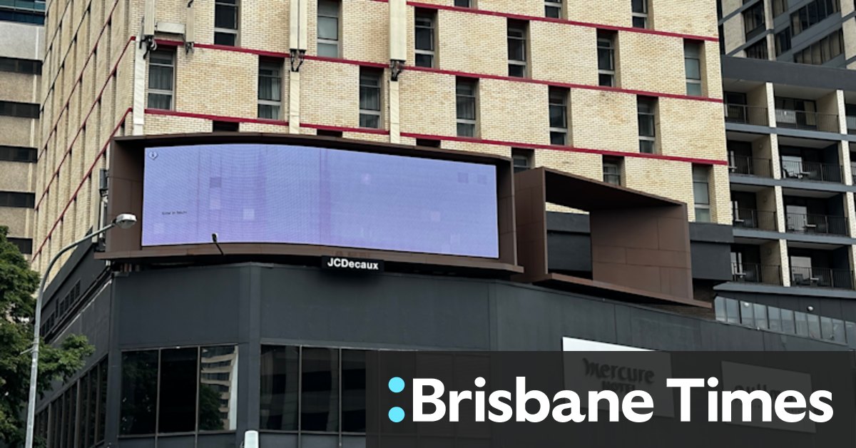 'Error in fetch!' Billboards on the blink in Brisbane's CBD - Vimarsana News