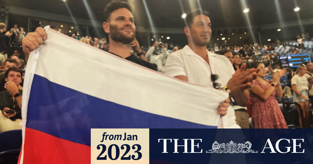 The Russian tennis fan whose flag sparked a diplomatic incident
