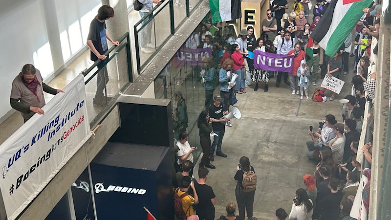 ‘River to sea’ accused claims charge over Boeing banner ‘insane’