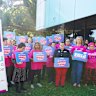 Queensland Nurses and Midwives Union in West End on Thursday.