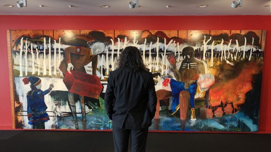 Michael Dagostino surveys Anders Sunna’s work, SOAÐA, commissioned by the Biennale of Sydney and Campbelltown Arts Centre.