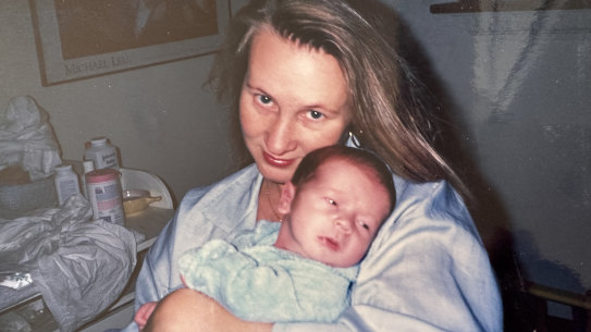 Kate Halfpenny and her son Jack.