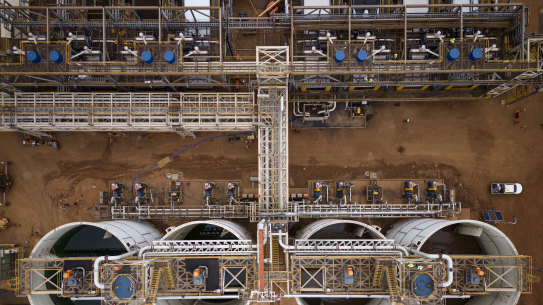 The Iron Bridge project in Western Australia where Fortescue reports continuing problems with a leaky pipe.