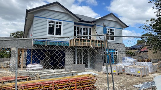 Suzi Ralph’s unfinished Porter Davis property in Warranwood.