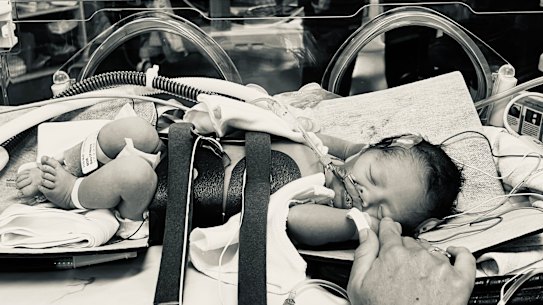 Ethan Moir, born on January 2, 2022.