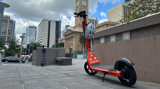 Hireable e-scooters have been on Brisbane’s streets for five years in November.