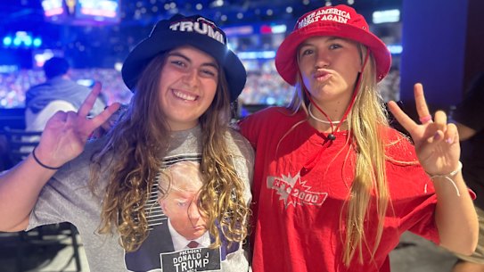 Sisters Calypsi and Cairo Bailey said Trump was better for the country even if he sometimes said “stupid stuff”.