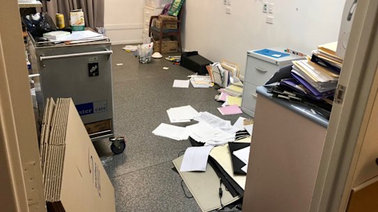 Earle Haven Retirement Village was ransacked and looted.