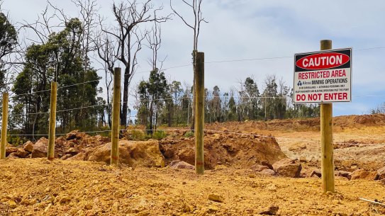 Alcoa’s Willowdale bauxite mine in Western Australia.