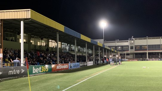 Queensland’s home of football, Perry Park, has not had improvements to its spectator facilities in decades.