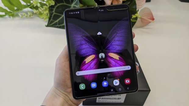Samsung's $3000 folding phone to hit Australia next week