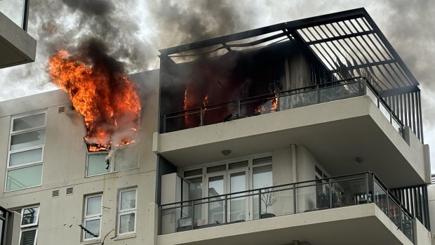 Man dies after apartment fire in Sydney’s north