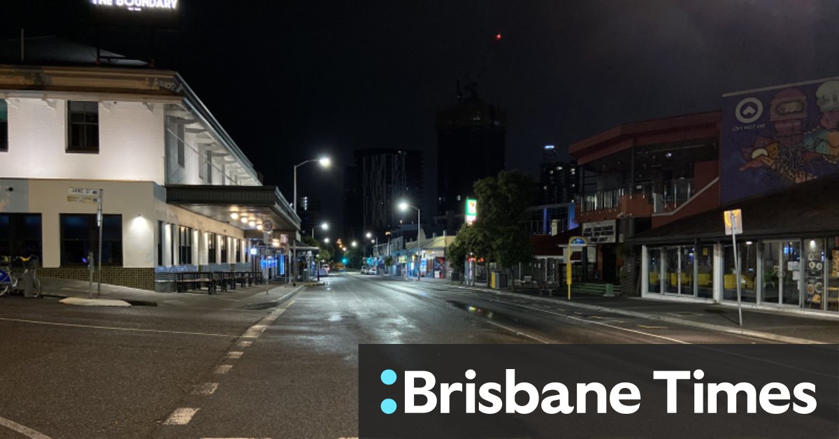 Brisbane's dining and party precincts empty as city ...